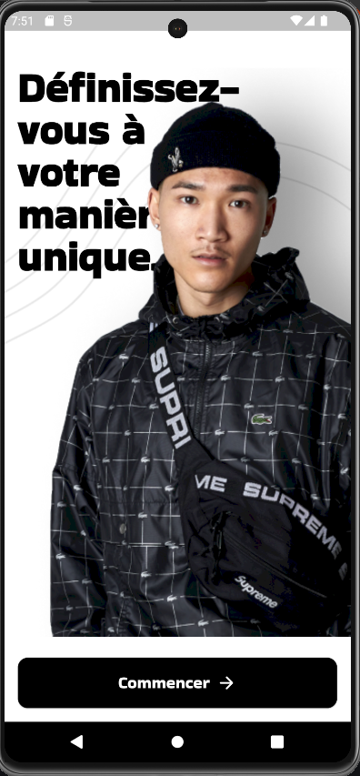 Capture d'écran de l'application Panthera